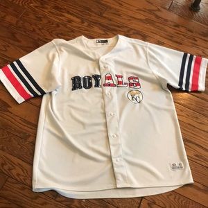 Men’s XL MLB/KC Royals  Patriotic Varsity Shirt ⚾️